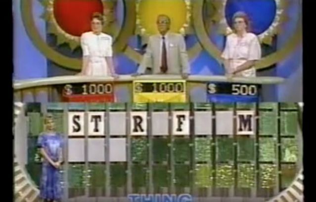 Wheel of Fortune puzzle reading “ST_R_F_ _M _ _ _”