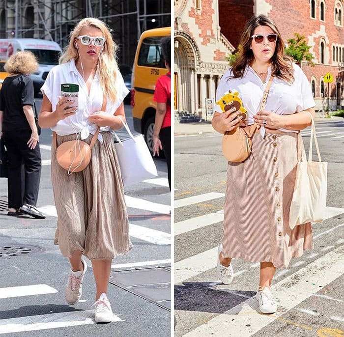 Busy Philipps and Katie Sturino side by side