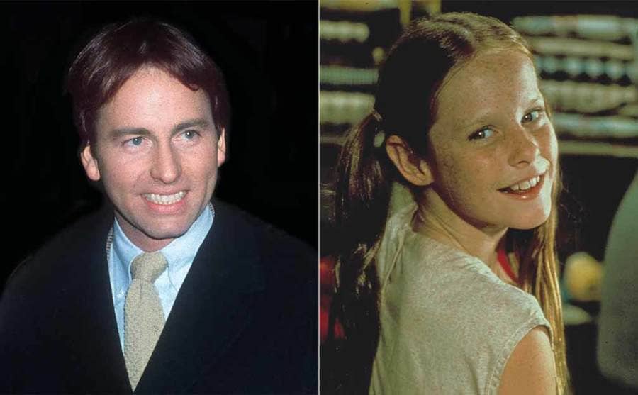 John Ritter posing in 1979 / Mary Elizabeth McDonough in a still of the tv show The Waltons 