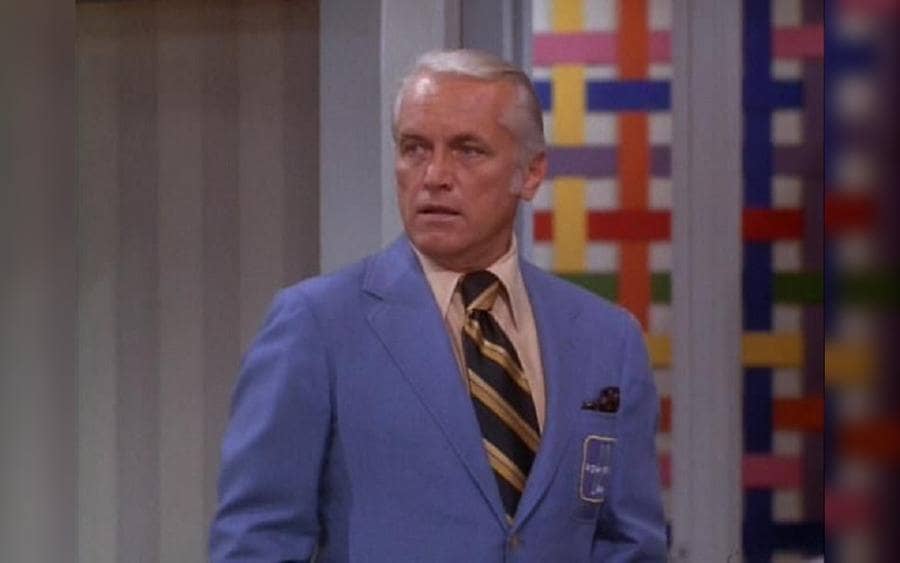 Ted Knight with his blue blazer