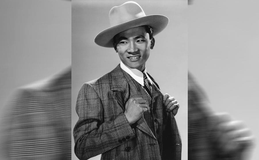 Victor Sen Yung dressed up in a promotional photograph 