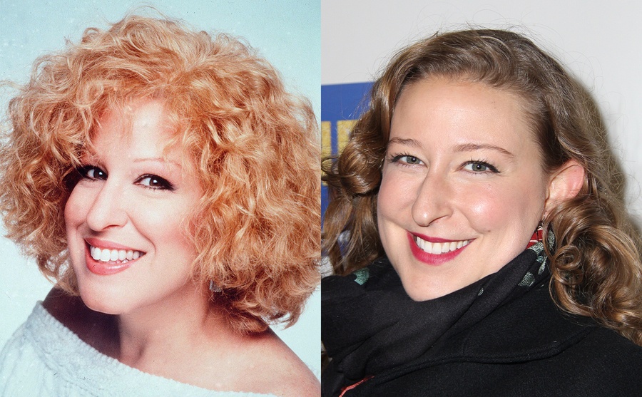 Bette Midler early in her career / Sophie Von Haselberg on the red carpet in 2015