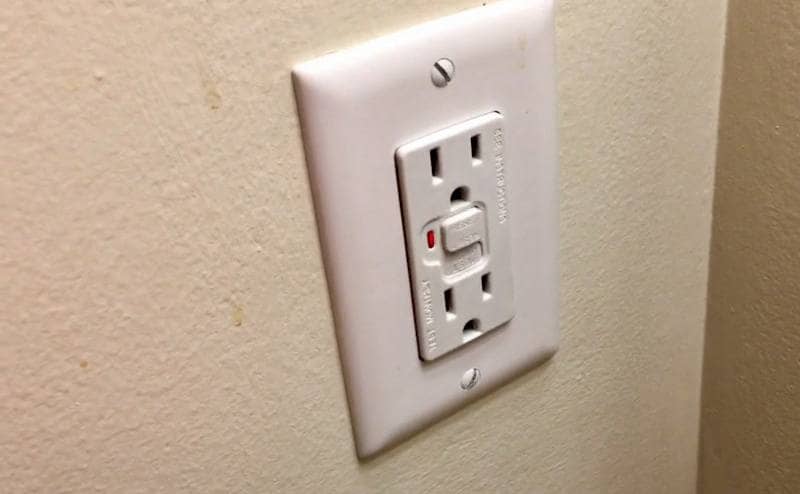 A wall socket 