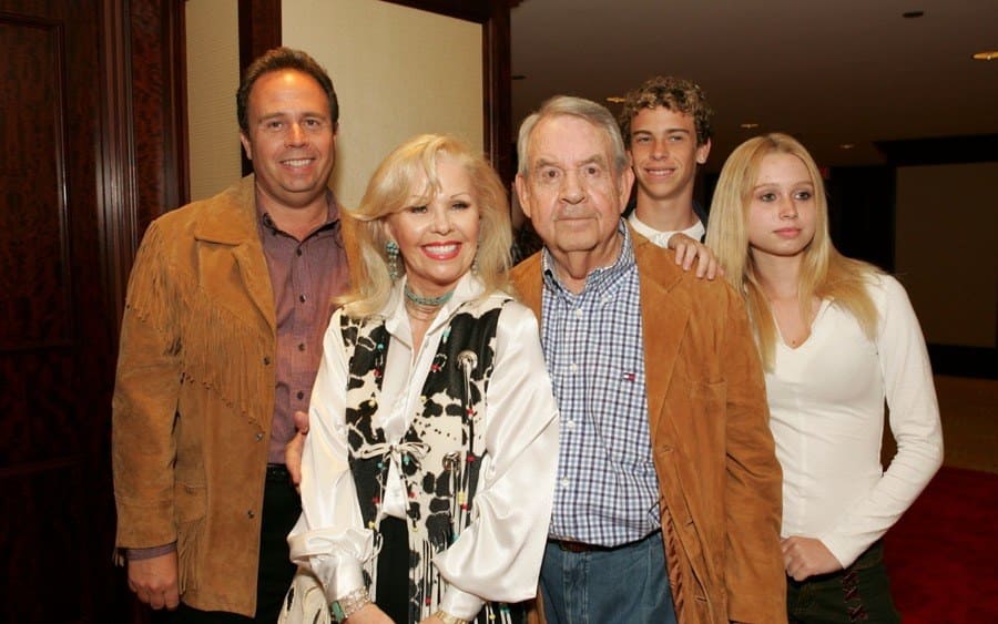 Tom Bosley and wife Patricia Carr and family