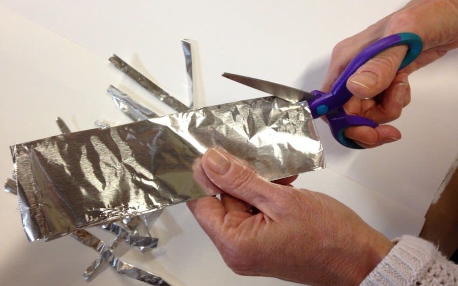 Use Foil for Sharpening Scissors