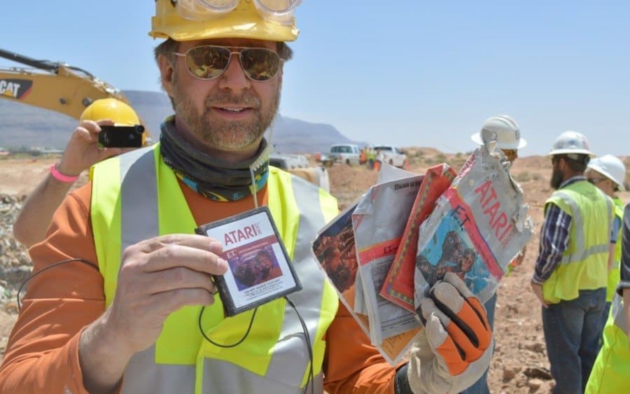 Landfill excavation unearths years of crushed Atari treasure