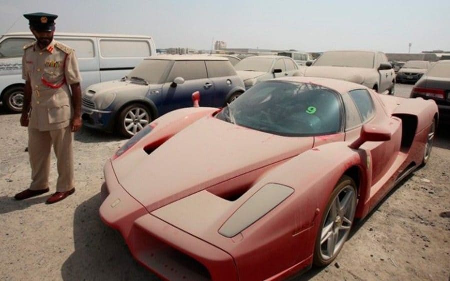 Ferrari Enzo found in Dubai