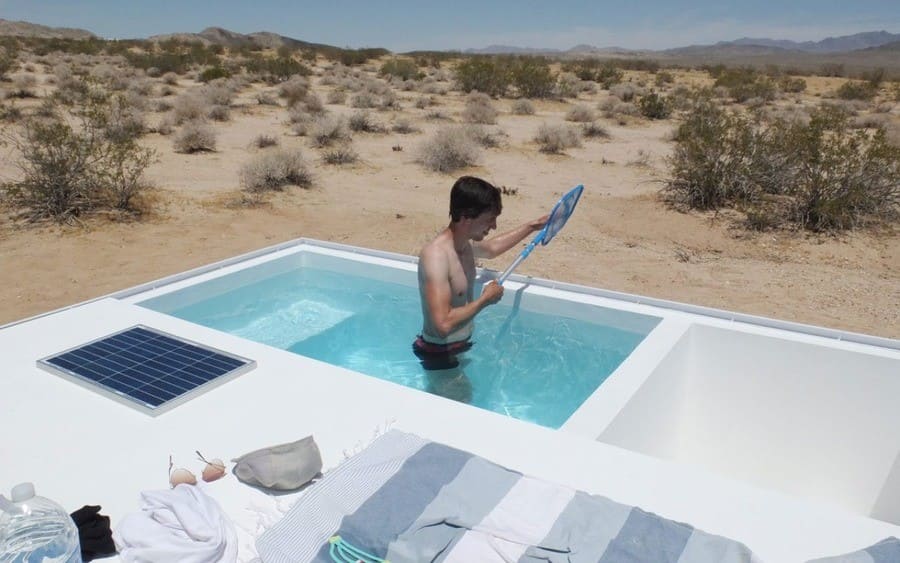Swimming Pool in the Mojave Desert