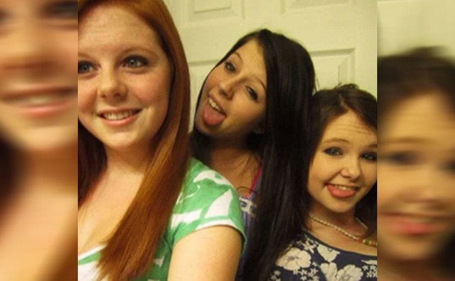 Shelia, Rachel, and Skylar posing for a selfie 