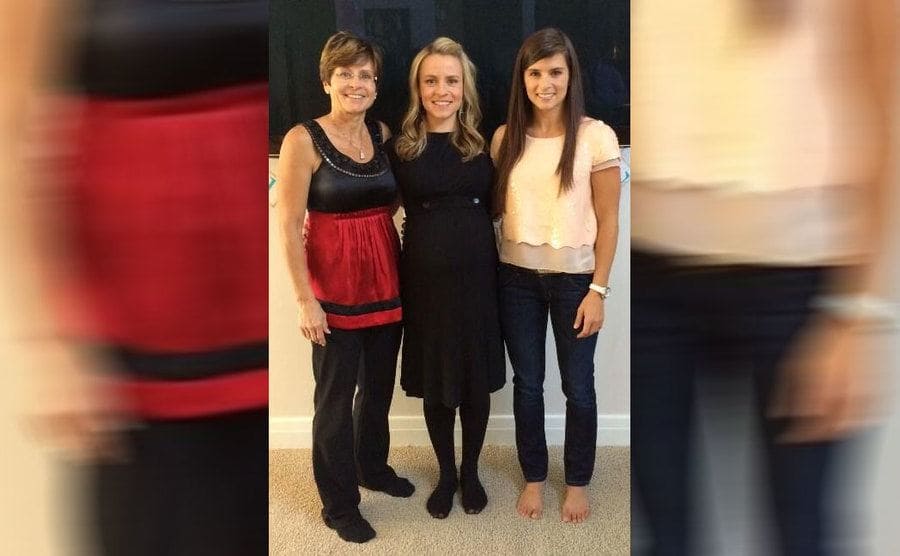 Danica with her mother and sister 