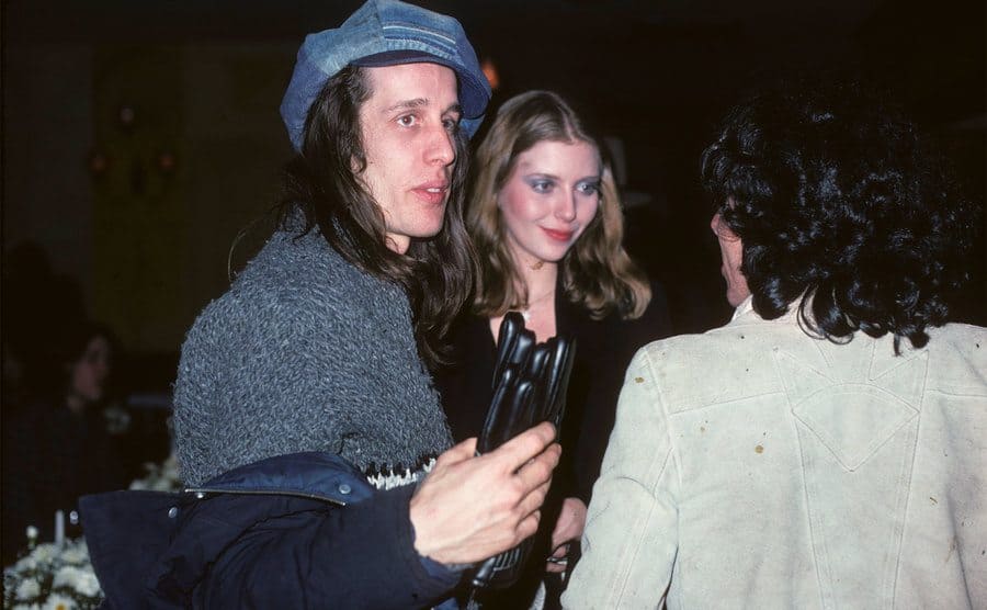 Todd Rundgren and singer Bebe Buell at a party in New York in 1976.