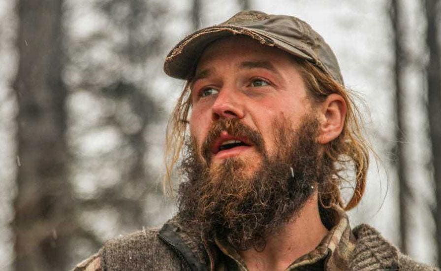 Morgan Beasley out in the woods.