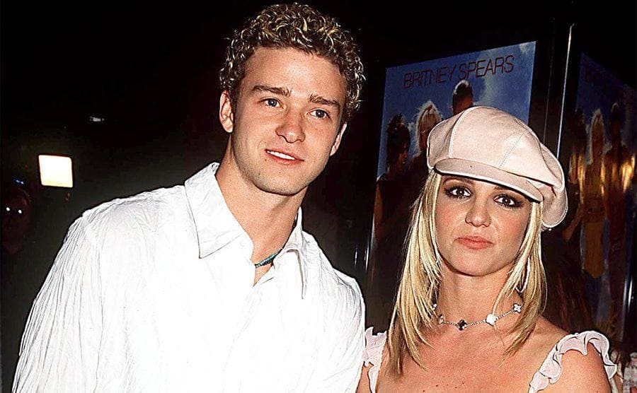 Britney Spears junto a Justin Timberlake