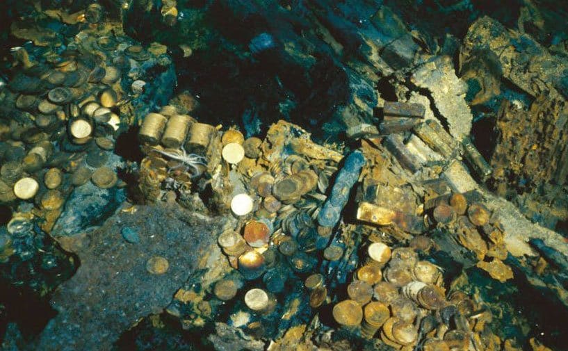 Gold found on the SS Central America