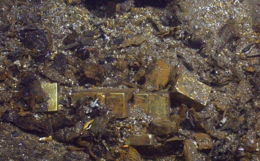 Untouched gold found on the SS Central America 