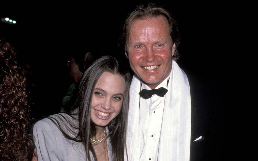 Angelina Jolie and Jon Voight