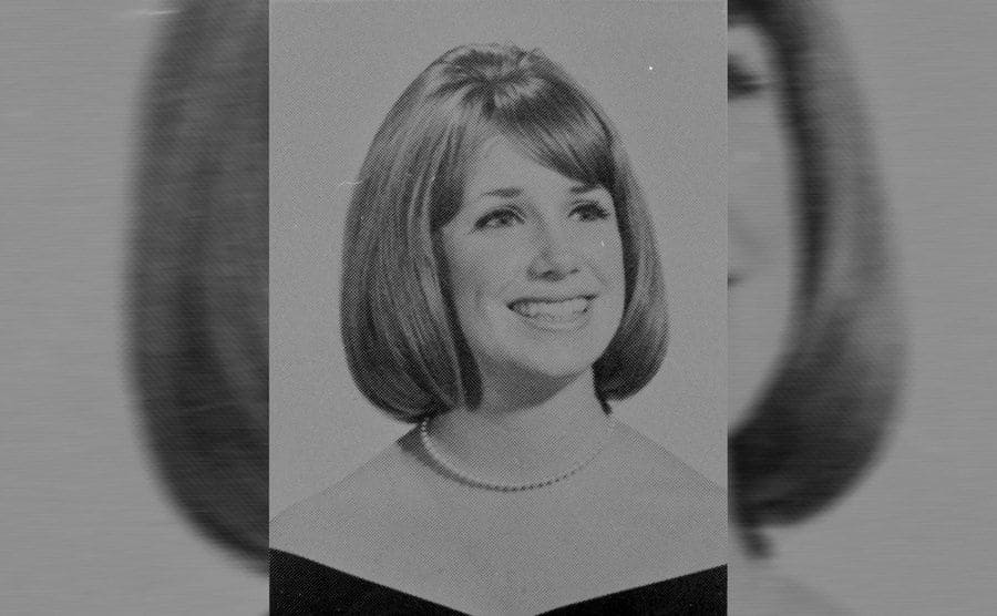 Suzanne Somers’ high school yearbook photo 
