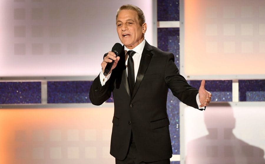 Tony Danza speaks onstage during AARP The Magazine's 19th Annual Movies For Grownups Awards 