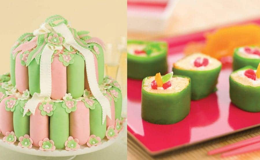 A Twinkie wedding Cake / Twinkies sushi