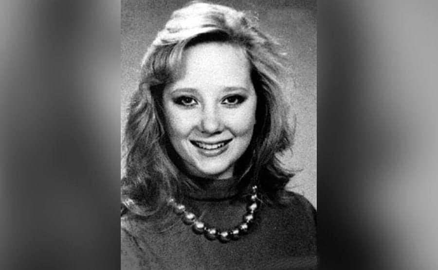 A high school photo of Heche. 