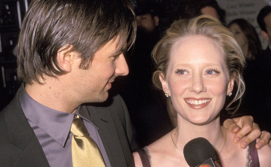 Anne Heche and Husband Coleman Laffoon during 56th Annual Tony Awards. 