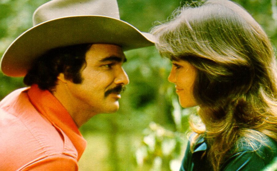 Burt Reynolds and Sally Field in the film ‘Smokey and the Bandit.’