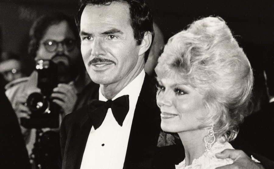 Burt Reynolds and Loni Anderson attend an event.