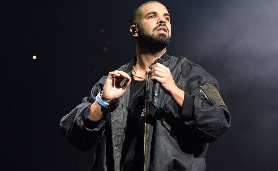 Drake performs at Philips Arena. 