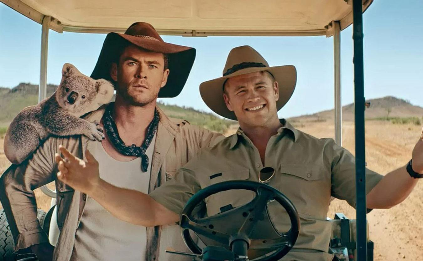 Chris and Luke appearance in an ad for Australian Tourism.