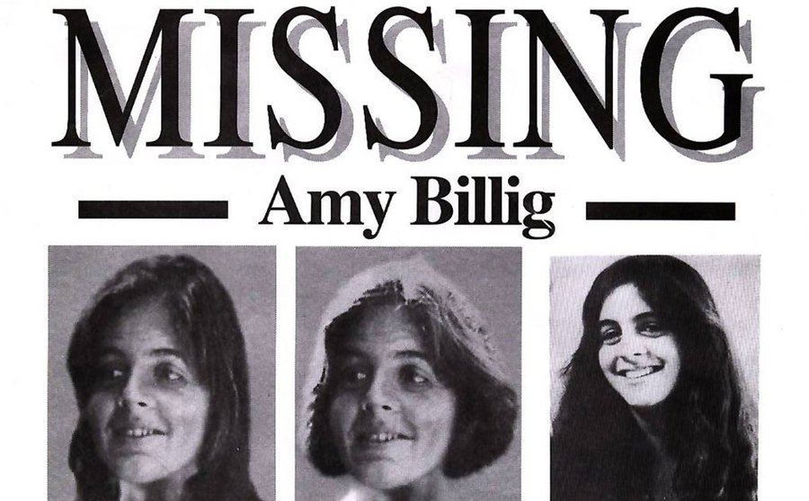 A newspaper clipping on Amy’s disappearance.