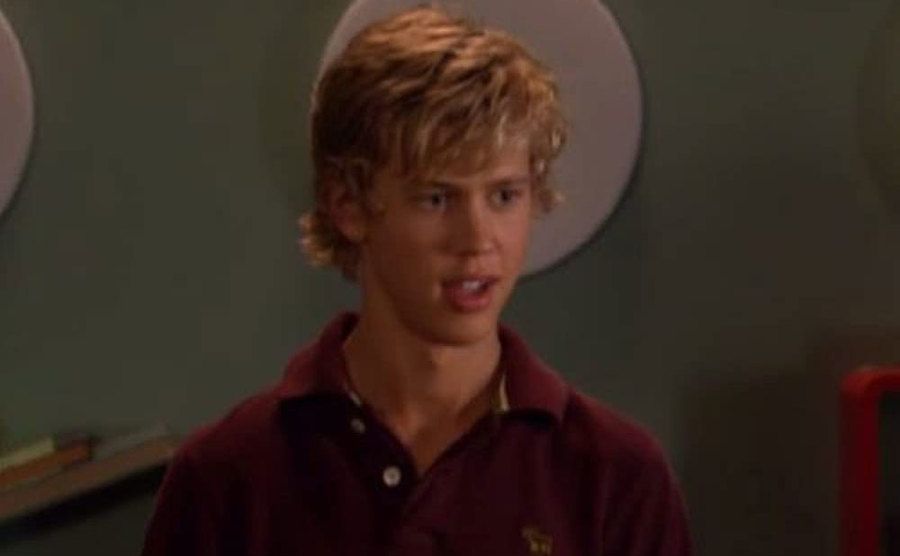 A young Austin Butler in an episode of Zoey 101. 