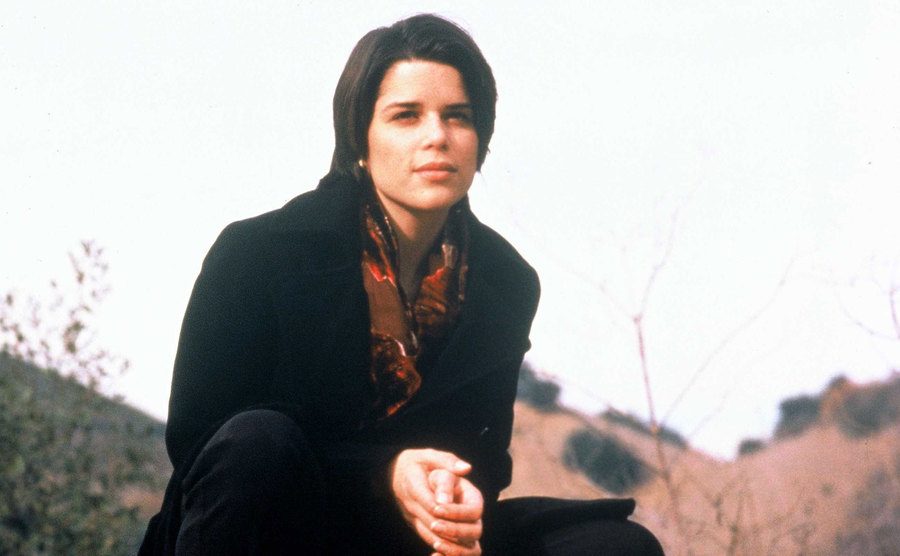 Neve Campbell, as Julia Salinger, in a still from the show. 