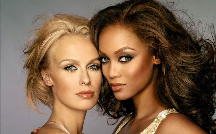 CariDee and Tyra Banks in a promo shot for the show.