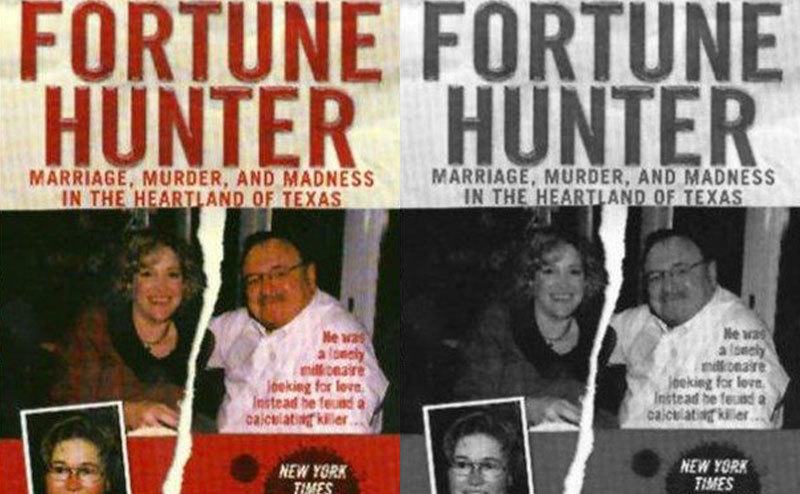 A newspaper clipping reads “Fortune Hunter.”