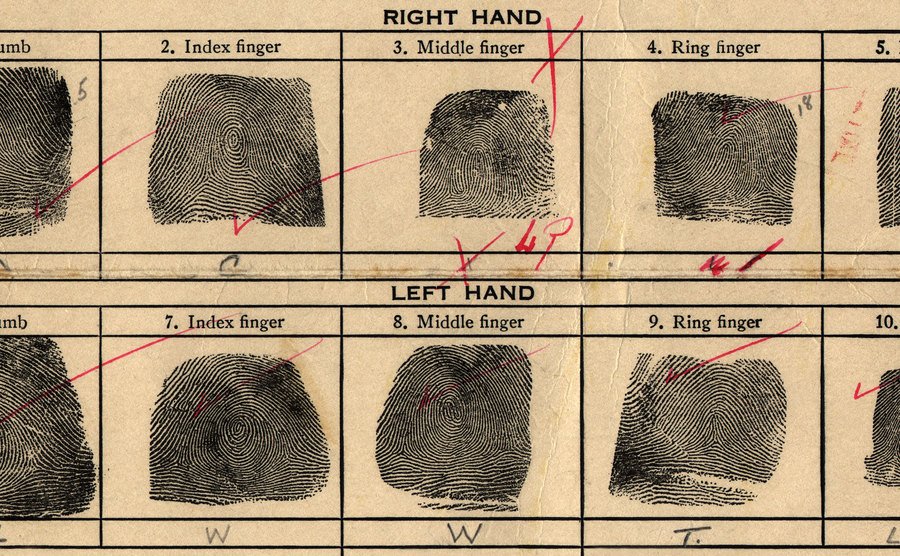 An image of fingerprint identification.