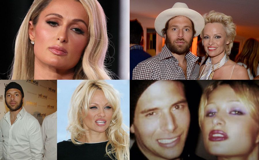 Paris Hilton / Rick Salomon, Pamela Anderson / Rick Salomon, Pamela Anderson / Rick Salomon, Paris Hilton.