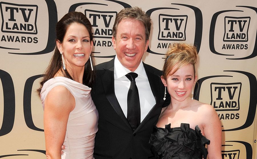 Jane Hajduk, Tim Allen, and Katherine Allen attend the 8th Annual TV Land Awards. 