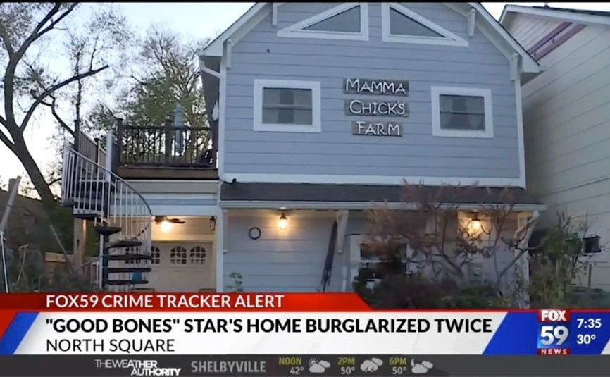 News coverage of the break-in at Karen’s house. 