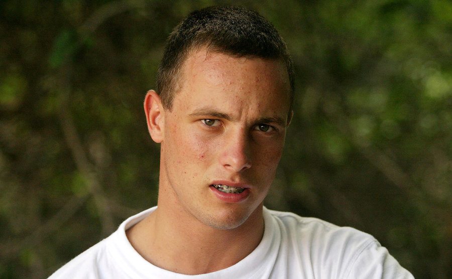 A photo of Pistorius at the time.