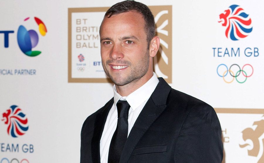 Oscar Pistorius attends the British Olympic Ball.