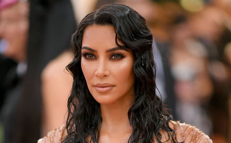 Kim Kardashian West attends The 2019 Met Gala. 