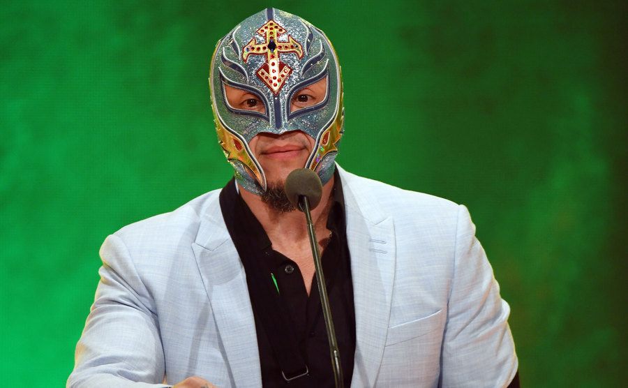 A picture of Rey Mysterio.