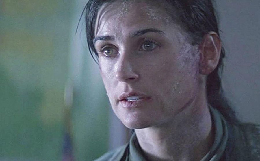 Demi Moore is in a still from the film.