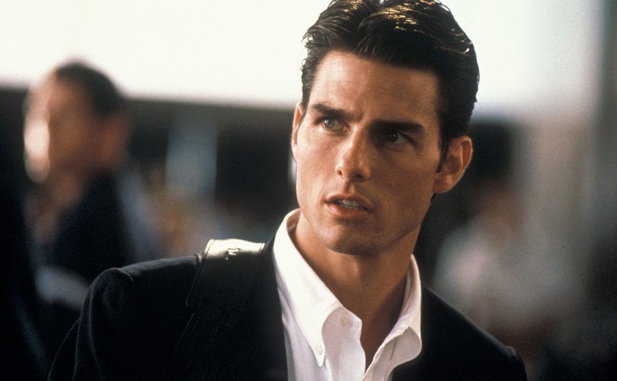 A still of Tom Cruise in a scene from the film.