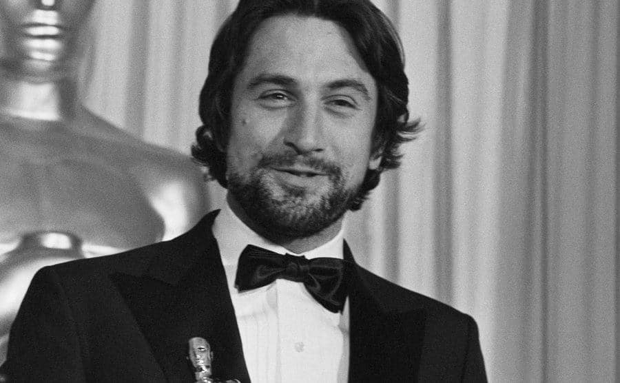 A backstage photo of De Niro at the Oscars.