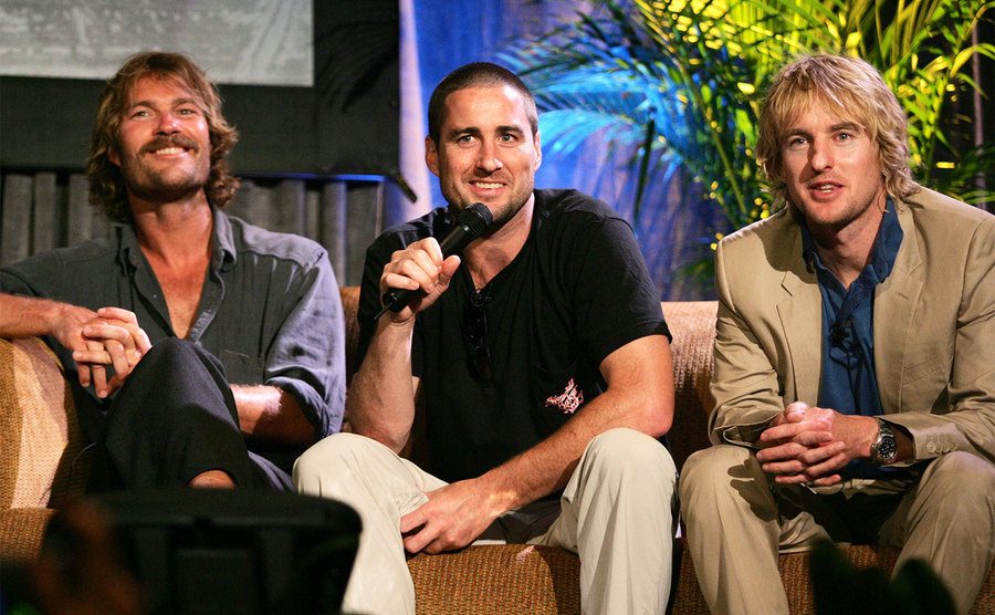 Andrew Wilson, Luke Wilson and Owen Wilson during 2005 Maui Film Festival. 