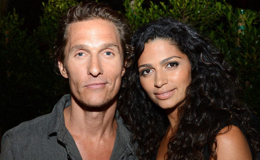Matthew McConaughey and Camila McConaughey attend an event.