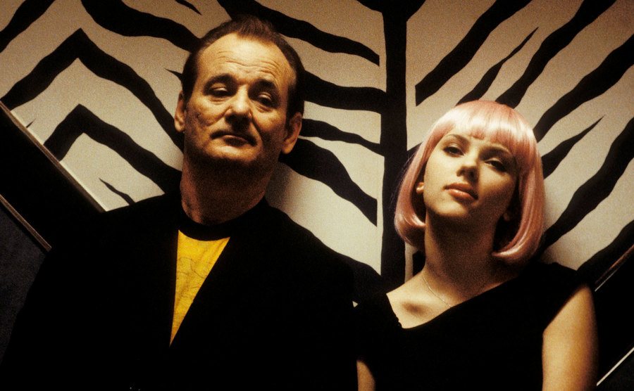 A still of Johansson in the film Lost in Translation.
