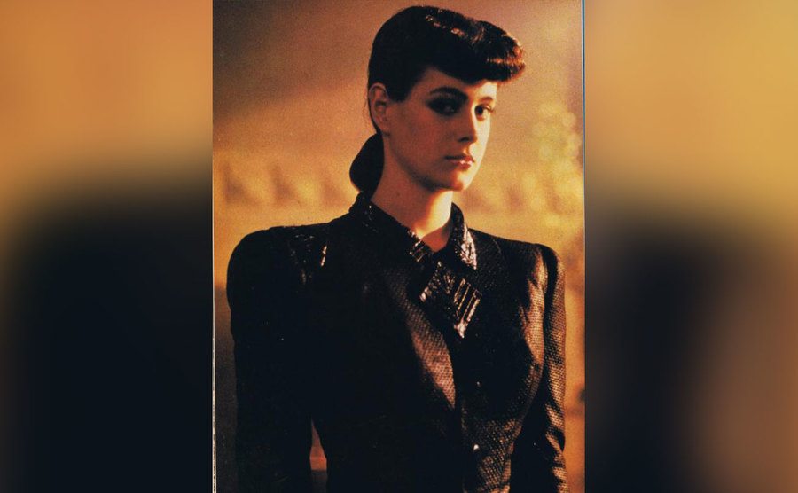 Sean Young as Rachael in a still from the film. 