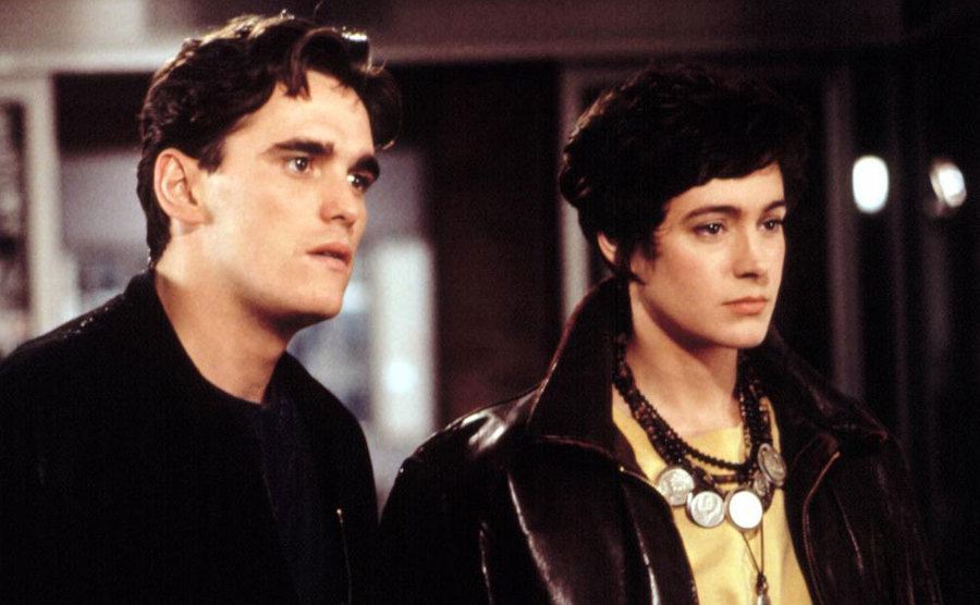 Matt Dillon and Sean Young in a still from A Kiss Before Dying. 